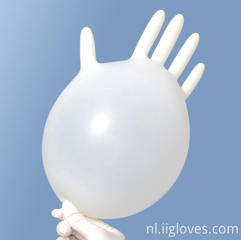 Wegwerphandschoenen Poedervrij laboratoriumonderzoek latexhandschoenen